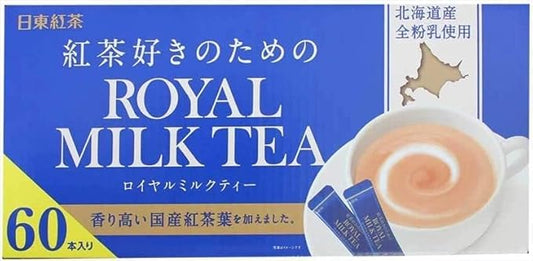 Nitto Kocha Royal Milk Tea Powder 60 Sticks Great Value Box