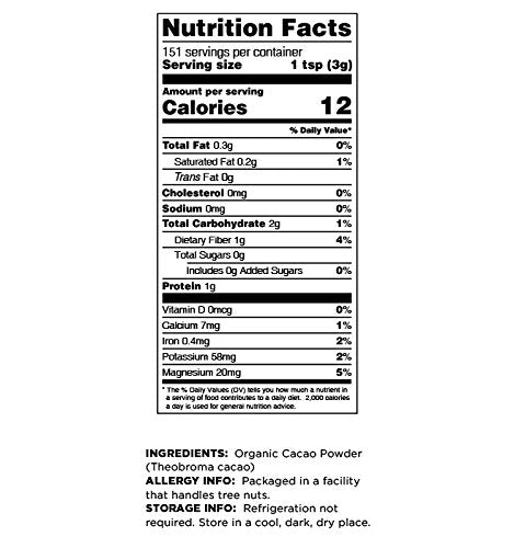 Terrasoul Superfoods Organic Cacao Powder, 3 Lbs (3 Pack) - Raw | Keto | Vegan