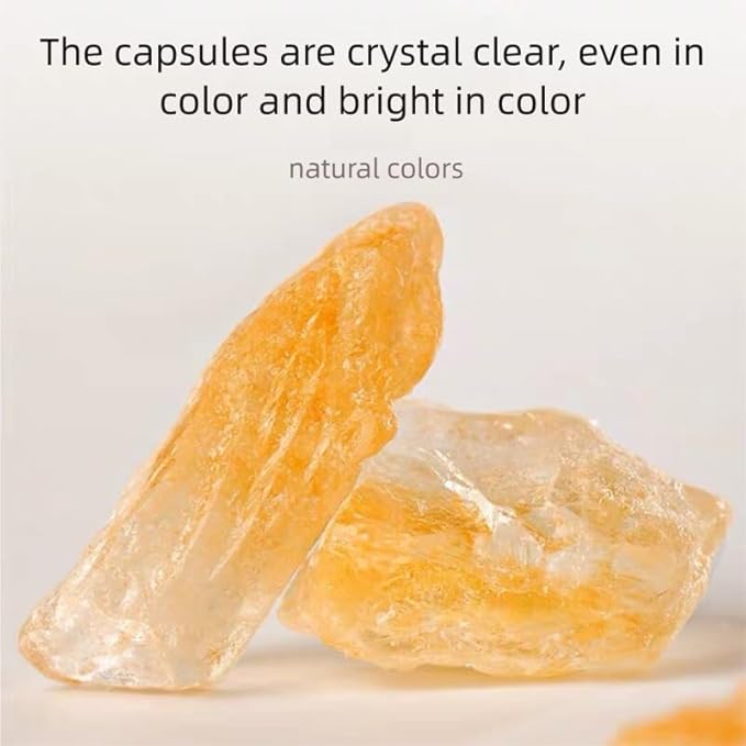 MOORCHOCO Natural Amber Hue sugarcane Rock Sugar Crystals for Tea and Coffee, Dissolves Quickly, Vegan and Non-GMO Yellow crystal sugar for Pho (Large particles 2 lb)