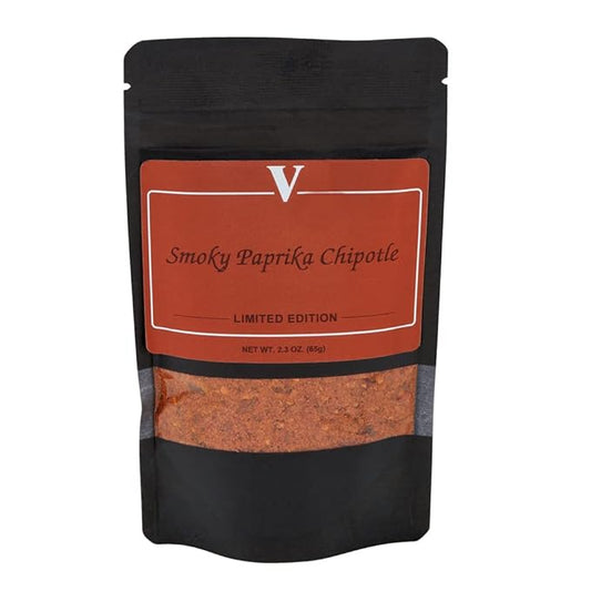 Smoky Paprika Chipotle- 2.3 Ounce Resealable Pouch ??The ultimate balance of mesquite smoke with savory and sweet. BBQ Season Perfection. (2.4 Ounce Pouch)