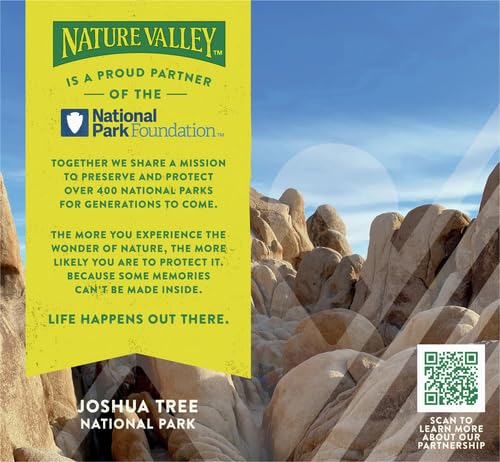 Nature Valley Chewy Fruit & Nut Granola Bars, Cranberry Pomegranate, 6 Bars, 6.7 OZ