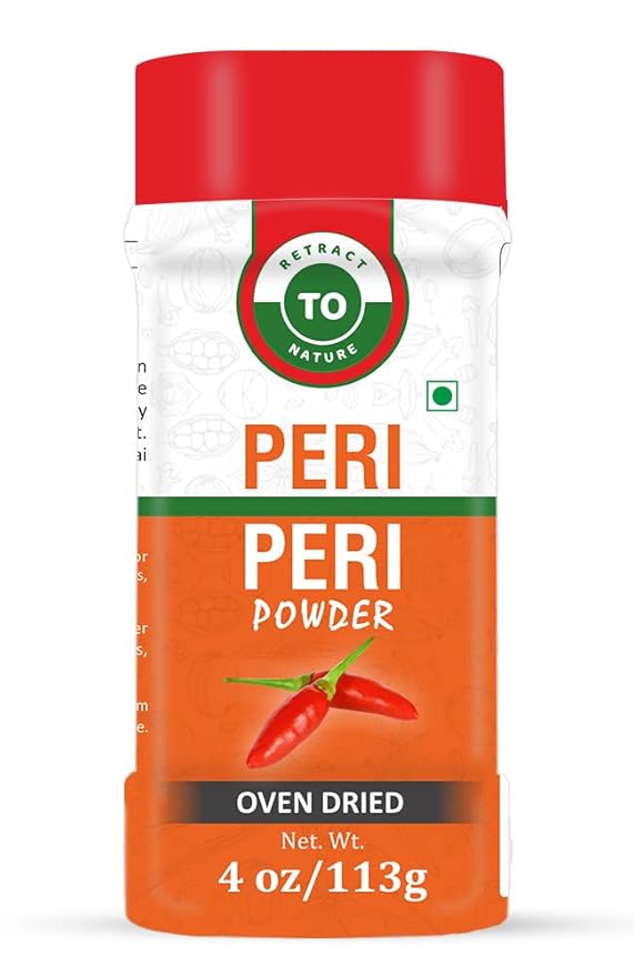 Peri Peri Powder (Birds Eye Chili) ??4 oz/113 gm, 100% Pure, Oven Dried, Spicy Chili Powder
