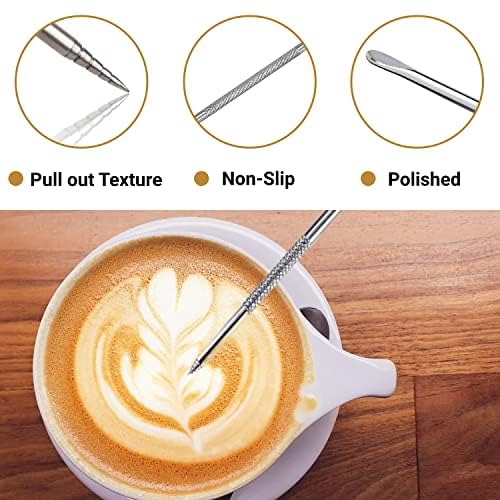 Milk Frothing Pitcher, 350ml/12oz Milk Frother Cup Stainless Steel Jug Steaming Pitcher, Milk