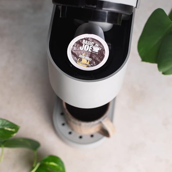 Basic Joe 80-Count 100% Arabica Dark Roast Single Serve Coffee Pods for K-Cup Keurig Brewers
