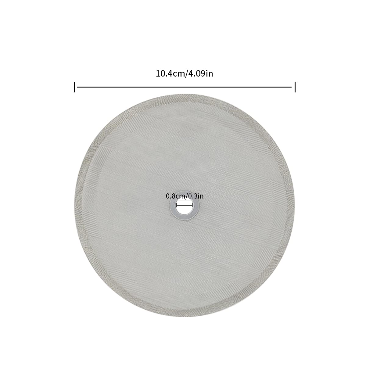 4 Pcs French Press Replacement Filter Screen, 4 Inch Reusable 304 Stainless Steel Mesh Filter for