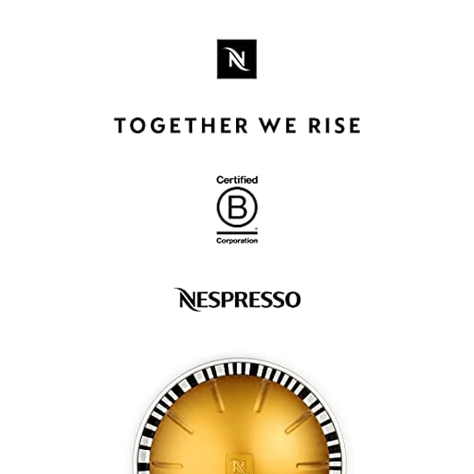 Nespresso Capsules Original Line, Volluto Decaffeinato Mild Roast Coffee, 50 Count Coffee Pods