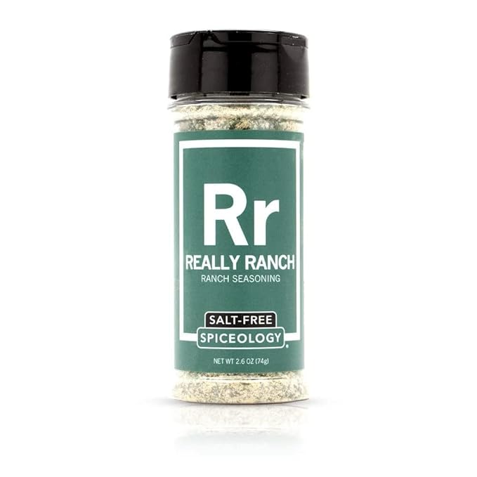 Spiceology - Really Ranch Salt Free Seasoning - Use On: Ranch Dip, Roasted Veggies or Chicken - 2.6 oz