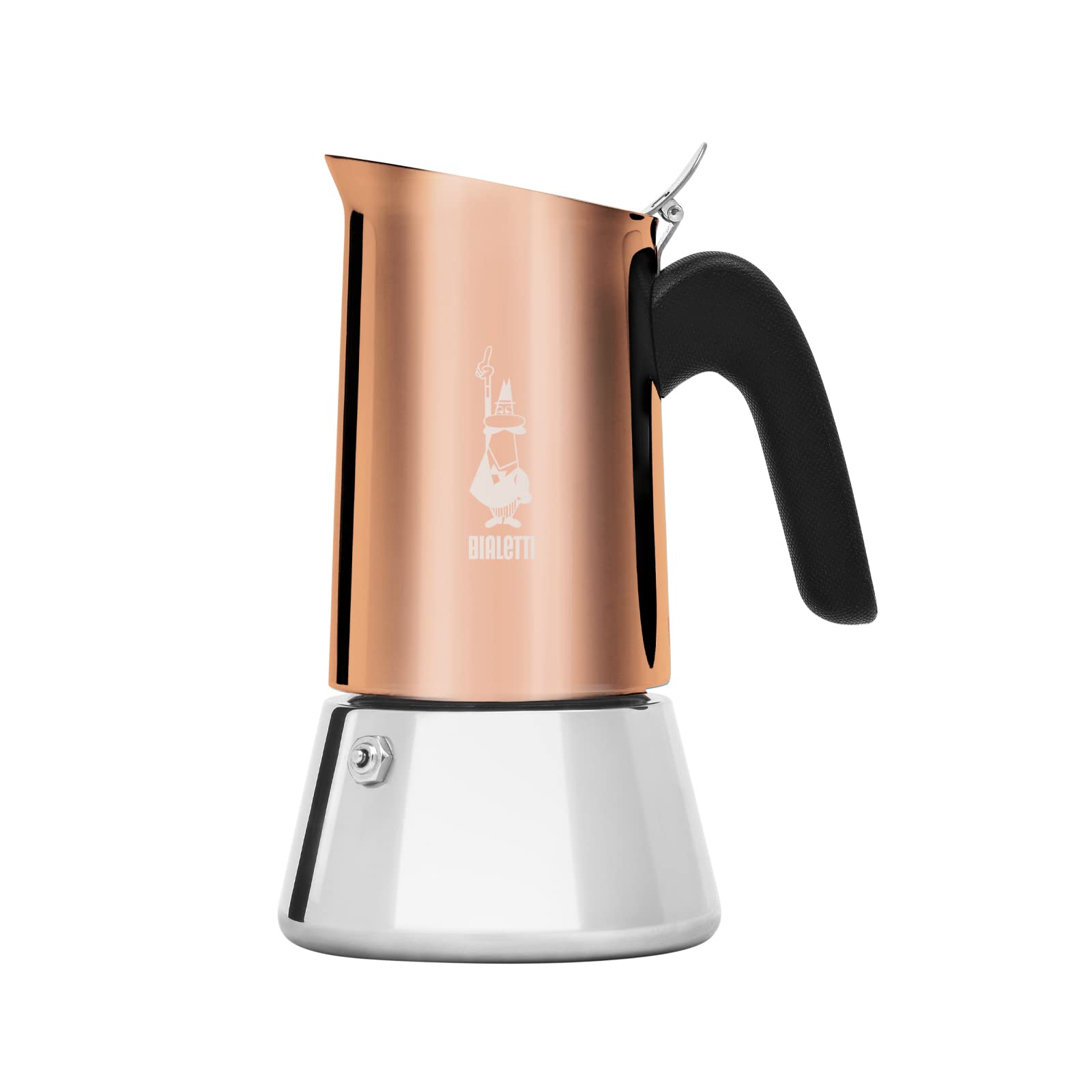 Bialetti - New Venus Induction, Stovetop Coffee Maker, Suitable for all Types of Hobs, 18/10 Steel