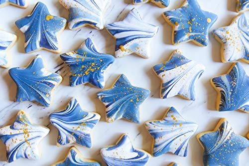 Luster Dust - Patriot Blue (4g 1x Jar) | Edible Vegan Dust & Paint for Cake Decorating, Ice Cream, Desserts, Cocktails and Beverages by Bakell
