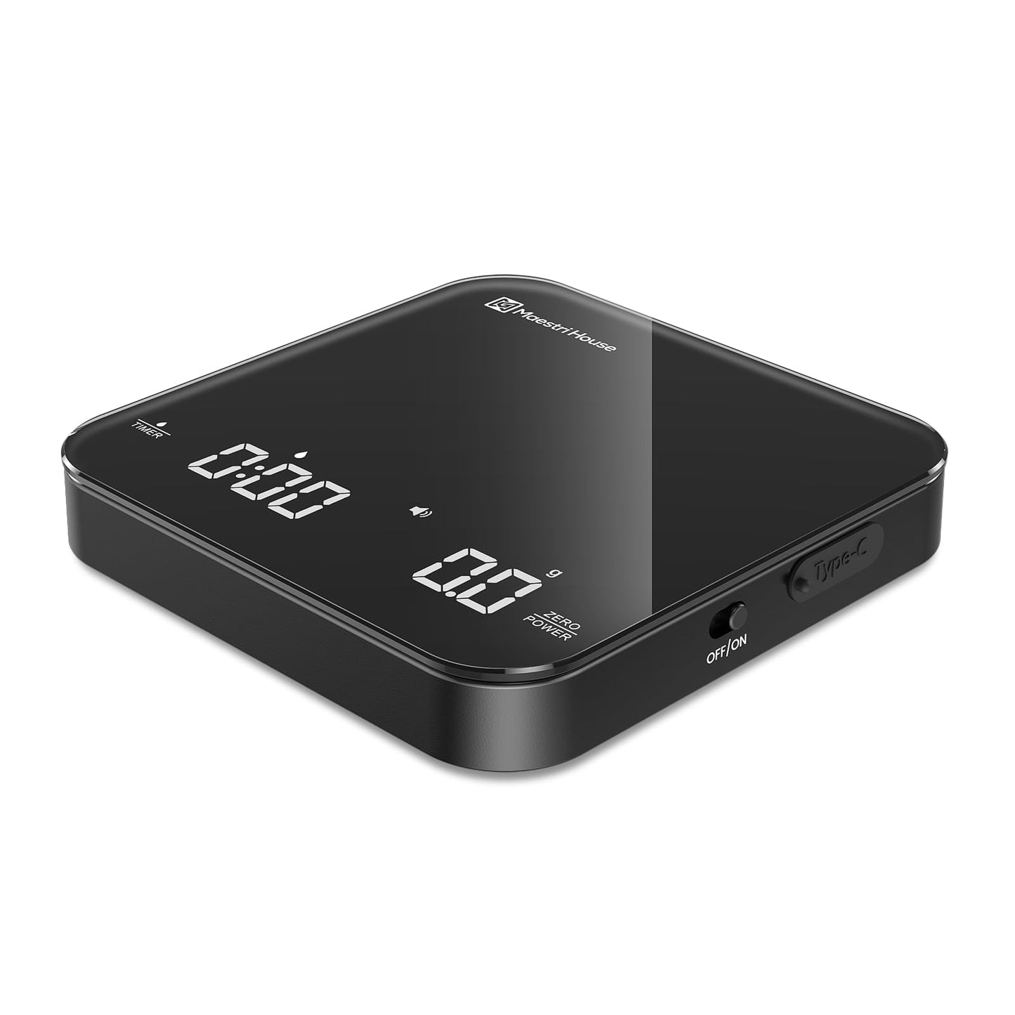 Maestri House S2 Espresso Coffee Scale with Timer 0.1g Precision Shot Scale