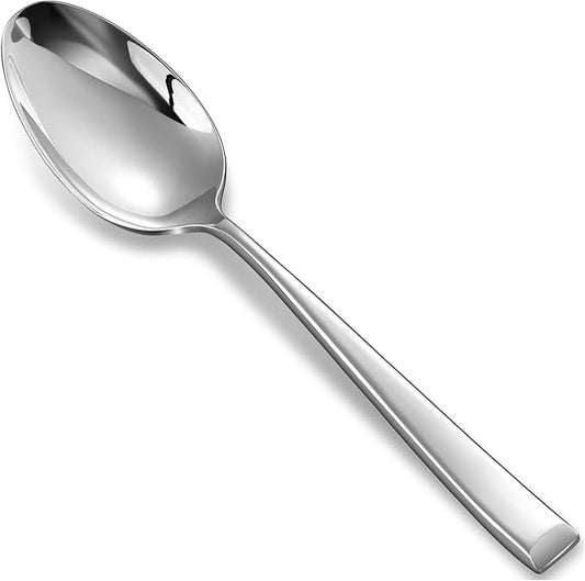 KEAWELL Premium Imperial 4-Piece 6.5 inch Spoon Set ??Heavy Duty 18/10 Stainless Steel Flatware with Smooth Rounded Edges, Dishwasher Safe for Sophisticated Dining (4, Teaspoons)