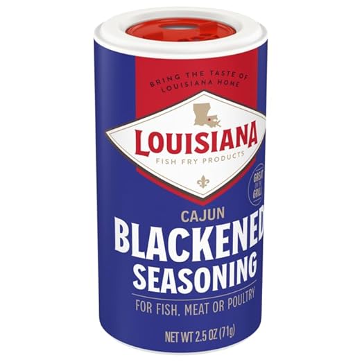 Louisiana Fish Fry Cajun Blackened Seasoning, 2.5 Ounce - 3 per case.