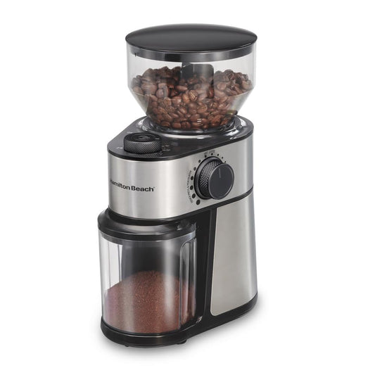 Hamilton Beach Electric Burr Coffee Grinder with Large 16 oz. Hopper