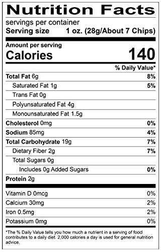 Amazon Brand - Happy Belly Restaurant Tortilla Chips, 20 Oz (Pack of 2)