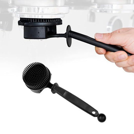 watchget Silicon Espresso Coffee Machine Cleaning Brush Professional Design for 360ì§?Cleaning of espresso Group Head Detachable Silicon Bristles for 58mm Grouphead