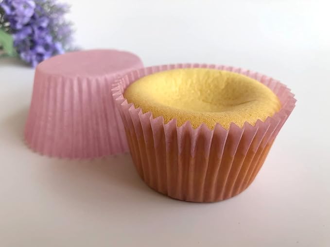 Purple Cupcake Liners Greaseproof Paper Standard Baking Cups for Party and More, 150-Count