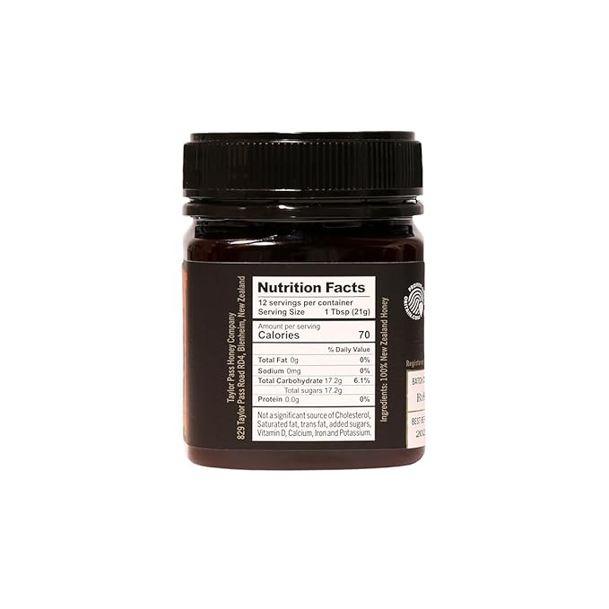 Taylor Pass Honey Co Manuka Honey Blend | Non-GMO New Zealand Honey in BPA-Free Jar | Sustainable Manuka Honey Blend | 8.83oz
