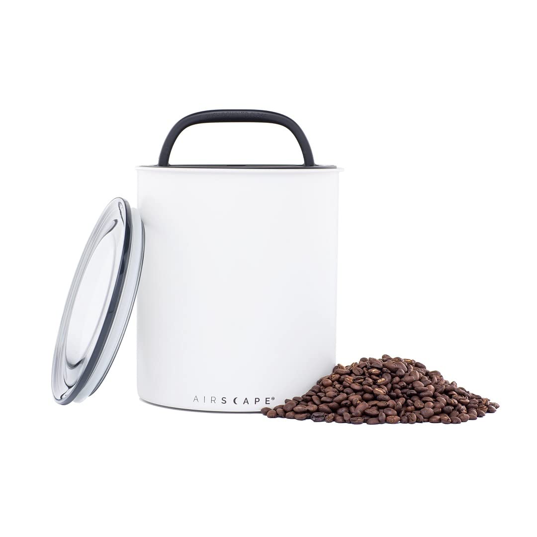 AirScape by Planetary Design | 2.2 lbs Coffee Storage | Matte White