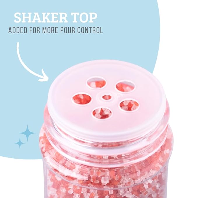 Sweets Indeed Sprinkles, Edible Sprinkle Sugar Mix, Perfect for Cake Decorations, Baking, Ice Cream, Cookies, Cupcake Topper (Peppermint Sugar)