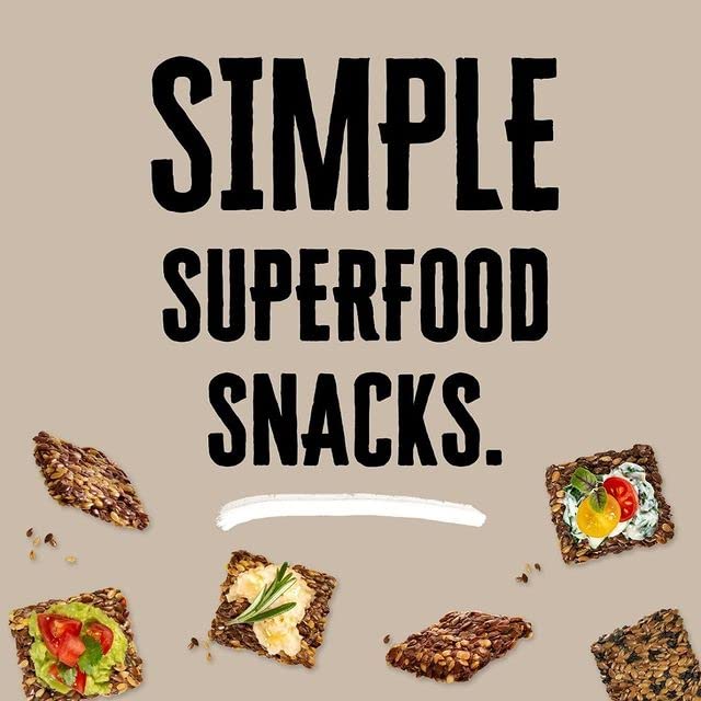 Flackers Organic Rosemary Flaxseed Crackers, 5 Ounce 6-Pack, Gluten Free, Non GMO, Vegan, Keto Snack, 9 Grams Fiber, 1 Net Carb