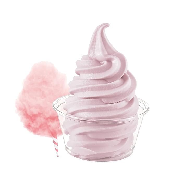 Frostline Pink Cotton Candy Soft Serve Ice Cream Mix, Lactose & Gluten Free- Just Add Water, Dairy or Dairy Free Alternative, Use with Blender, Countertop Ice Cream Maker, Soft Serve Machine- 6 lb Bag