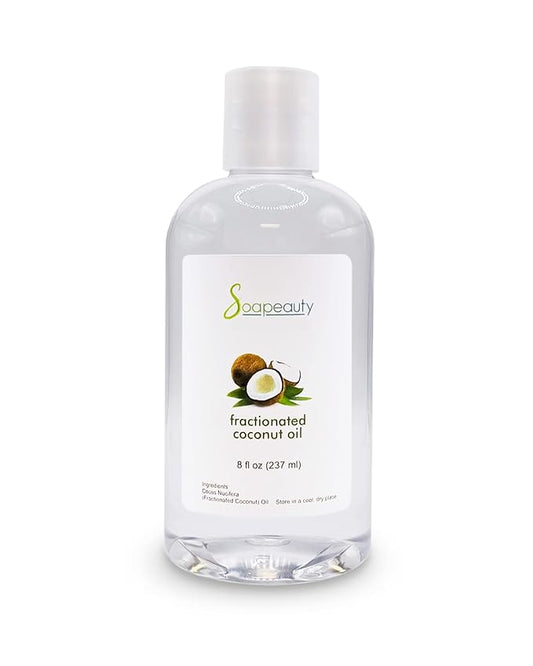 Soapeauty FRACTIONATED COCONUT OIL Cold Pressed Refined | 100% Natural Available in Bulk | Carrier