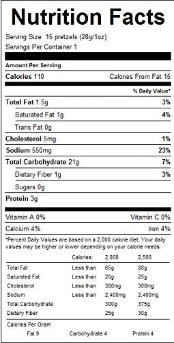 Snacks (Tom Sturgis Little Cheeser짰 Pretzels, 1 Lb)