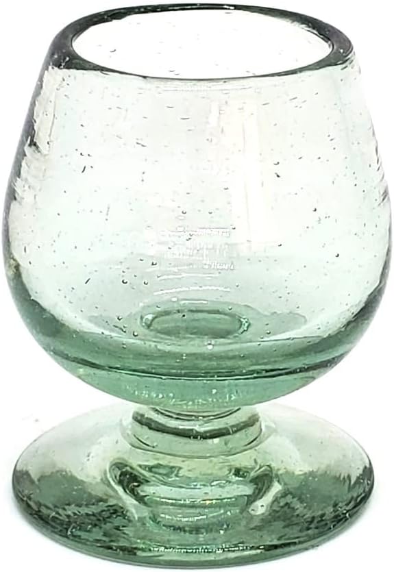 Clear 2.5 oz Tequila Sippers (set of 6), Recycled Glass, Lead-free, Toxin-Free (2.5 oz Sipper)