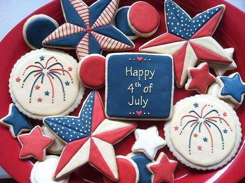 Luster Dust - Patriot Red (4g 1x Jar) | Edible Vegan Dust & Paint for Cake Decorating, Ice Cream, Desserts, Cocktails and Beverages by Bakell