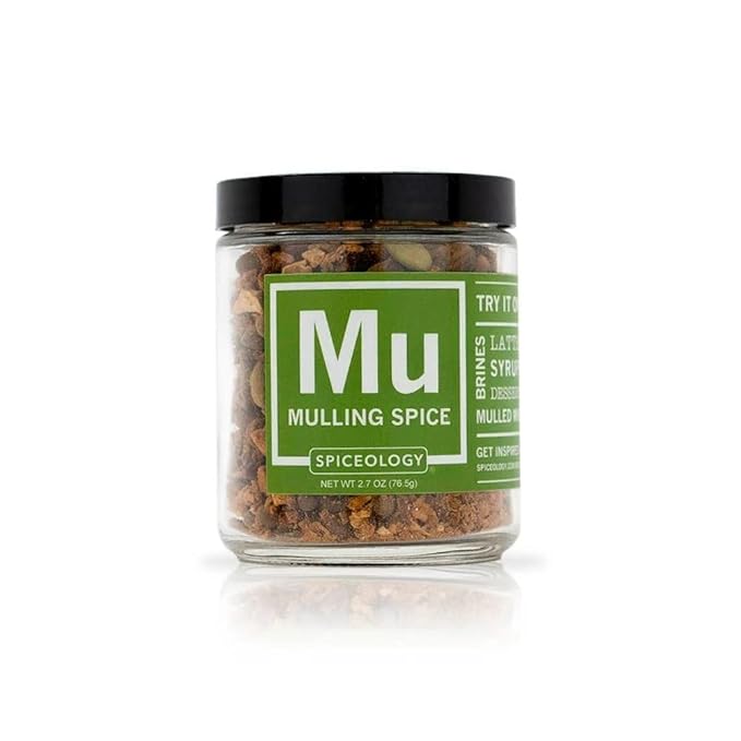 Spiceology - Mulling Spice - Mulled Wine and Cider Spice Blend - Use On: Lattes, Brines, Syrups, Desserts, and Mulled Wine - 2.7 oz
