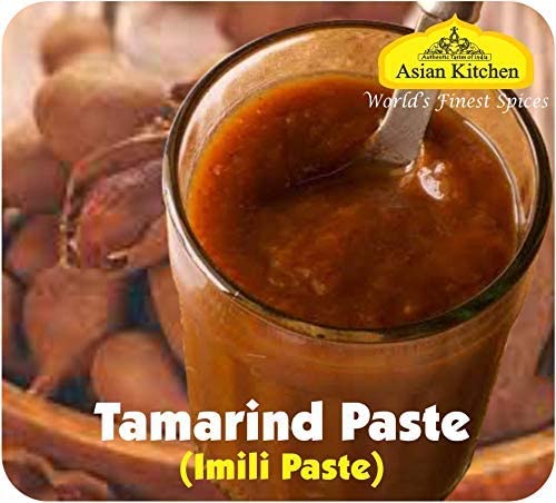 Asian Kitchen Tamarind Paste Puree (Imli) 16oz (454g) 1lb Glass Jar, Gluten Free, No added sugar ~ All Natural | Vegan | NON-GMO | No Colors | Indian Origin