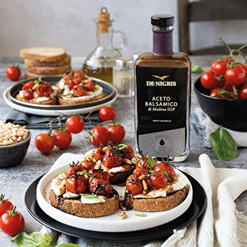 De Nigris Balsamic Vinegar Of Modena Excellence Line - Platinum Eagle (65% Grape Must) 8,5 Oz (250ml) | Balsamic Vinegar From Modena Italy, Sublime And Full-bodied Taste