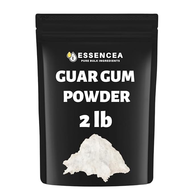 Guar Gum Powder 2lb by Essencea Pure Bulk Ingredients | 100% Guar Gum Beans | Food Grade Gluten Free Non GMO Keto Friendly (32 Ounces)??"<div>