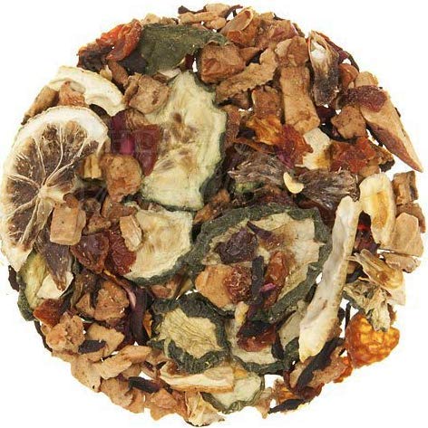 Denise's Fine Tea, USDA Organic, Market Fresh, Herb and Fruit Tea, Caffeine-Free, Loose Leaf (100g)