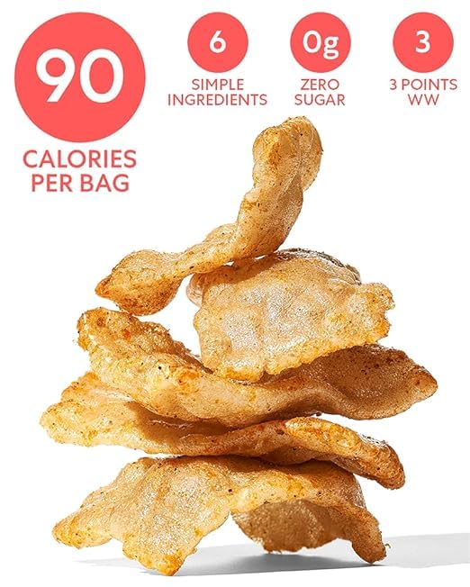 SNACKLINS Plant Based Crisps CHESAPEAKE BAY - Gluten Free, Grain Free, 100% Kosher, Vegan Healthy Snacks, Crunchy Puffed Snack, Only 100 Calories Per Bag - .9oz Bag (Case of 24)