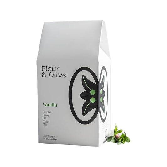 Flour & Olive ??Award Winning Gourmet Vanilla Olive Oil Cake Baking Mix