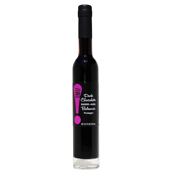 OMG! Oils: Balsamic Vinegar | Perfect for Dipping, Marinades, Glazing and Topping! (Dark Chocolate Balsamic Vinegar, 375ml/12.7oz)??,<div>