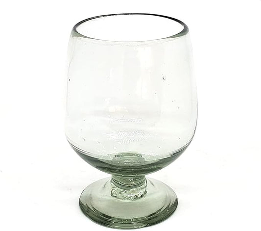 Clear 11 oz Large Cognac Glasses (set of 6), Recycled Glass, Lead-free, Toxin-Free (11 oz Large Cognac)