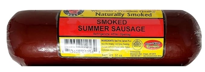 Wisconsin Cheese Company - Classic Snack Gift Box -100% Wisconsin Cheddar & Pepper Jack Cheese, Sausage, Pretzels & Mustard | Perfect for Parties, Charcuterie Boards and Birthdays