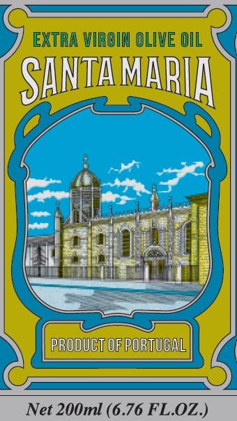 Extra Virgin Olive Oil - Santa Maria Portuguese Vintage Metal Tin - 200ml. This is a brand with almost 100 Years. (3)