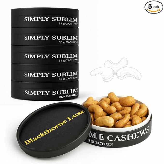 SINGLE SERVE PACKS (Pack of 5) Simply Sublime Cashews Roasted Lightly Salted ??Jumbo, Hand Sorted & Roasted with Himalayan Pink Salt ??Impress your guests with this rare bit of indulgence.