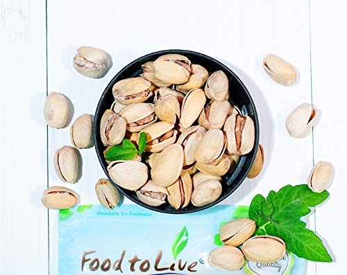 Food to Live Pistachios, Roasted and Salted, 15 Pounds ??California Dry Roasted Pistachios with Sea Salt, In Shell, Kosher, Vegan Superfood, Bulk