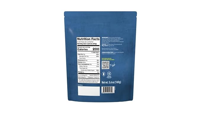 Schär Gluten-Free Peanut Butter Blondie Bites, 8-Pack – Creamy & Crunchy, Bite-Sized, Non-GMO, No Artificial Preservatives, Perfect for Snacking, Lunchboxes, and Sharing