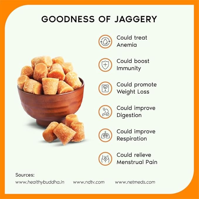 FOODIA Jaggery Masala GOLD Tea | 3 in 1 Premium Readymix with Jaggery, Tea Powder and Mix Masala Spices | 400gm