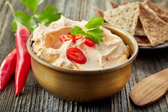A Blend Above Spicy Dip Mix 5 Pack Includes Spicy Garlic, Lonestar Ranch, Ghost Pepper, Carolina Reaper, and Southwest Jalape챰o Spicy Dip, Gluten-Free, No MSG, All Natural, No Preservatives, Vegetable Dip, Keto Friendly, Low Carb, Low Sodium, Easy to Make