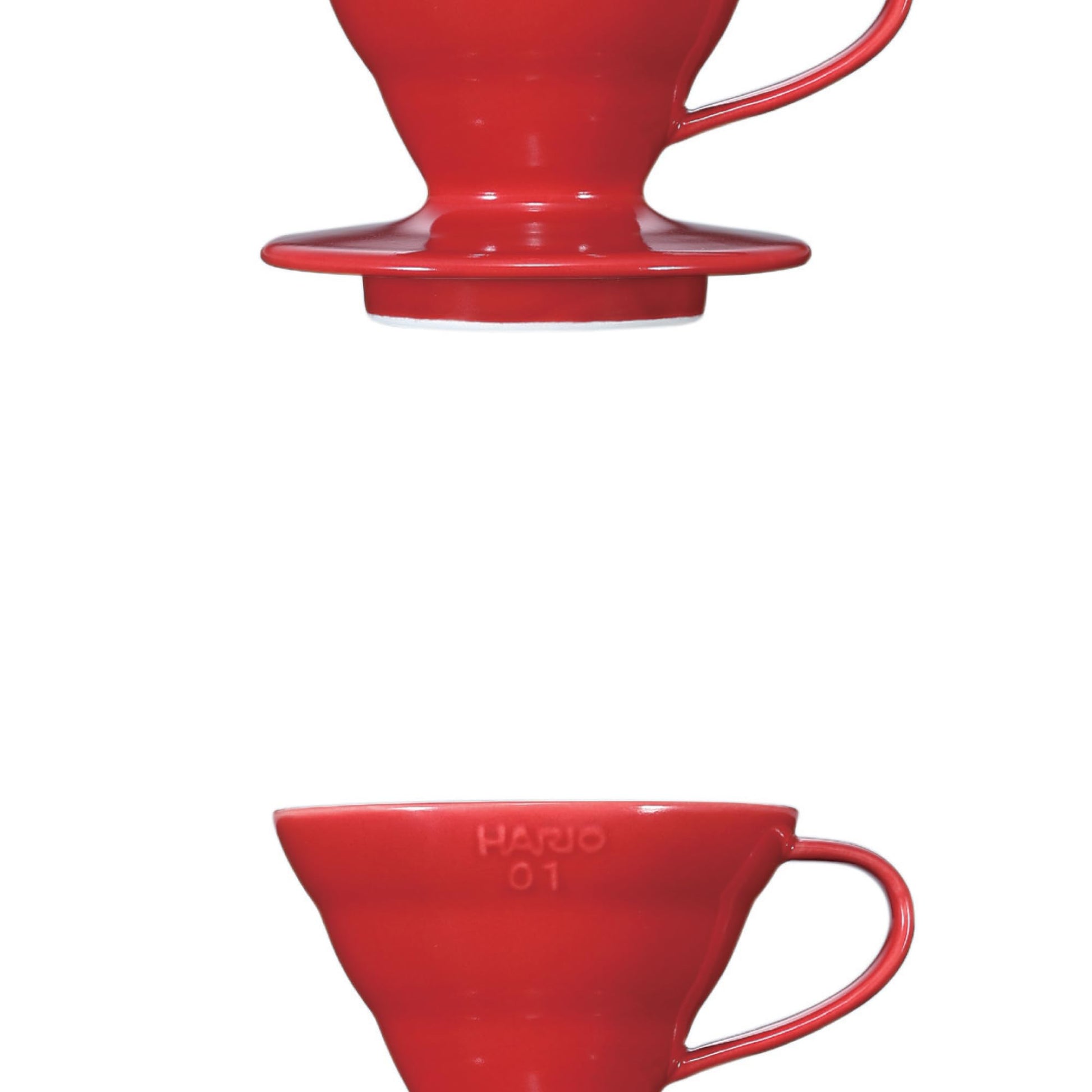 Hario VDCR-02R V60 02 Coffee Dripper Ceramic Red Coffee Drip for 1-4 Cups