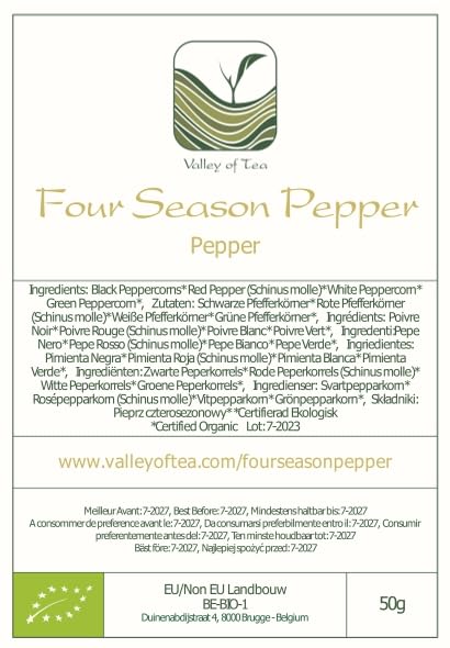 Four Peppercorn Rainbow Blend Organic - Pepper Blend For Grinder - Peppercorn Multi Colored Mix Gourmet Melange 4 Peppercorn Blend Rainbow Peppercons For Grinder Organic Peppercorn Melange