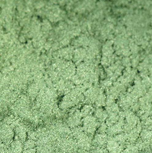 Luster Dust - Leaf Green (4g 1x Jar) | Edible Vegan Dust & Paint for Cake Decorating, Ice Cream, Desserts, Cocktails and Beverages by Bakell