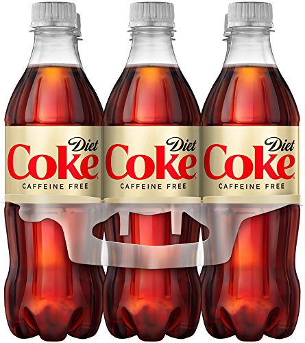 Diet Coke Caffeine Free Soda Soft Drink, 16.9 fl oz, 12 Pack