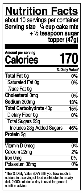 Brown Sugar Caramel Pound Cake Mix